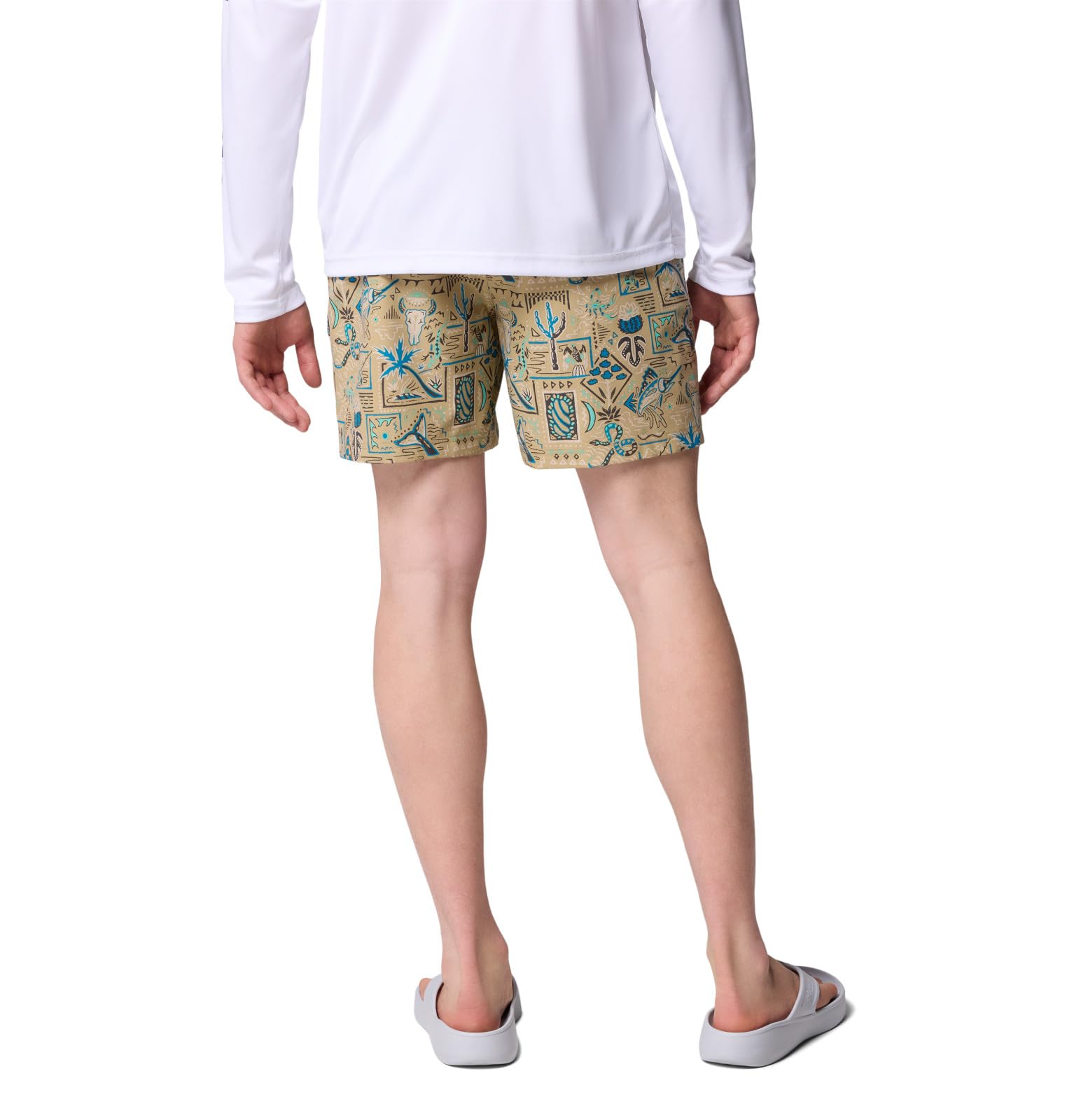 Columbia Men's PFG Rambler Printed Water Short, Beach Bajabound, XX-Large x 8