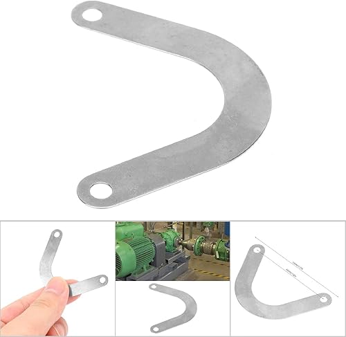 Miniatura 4 de 5 piezas de placa de válvula de metal en forma de U placa de válvula de compresor de aire accesorio de placa de válvula de cabeza de 2323in de ancho