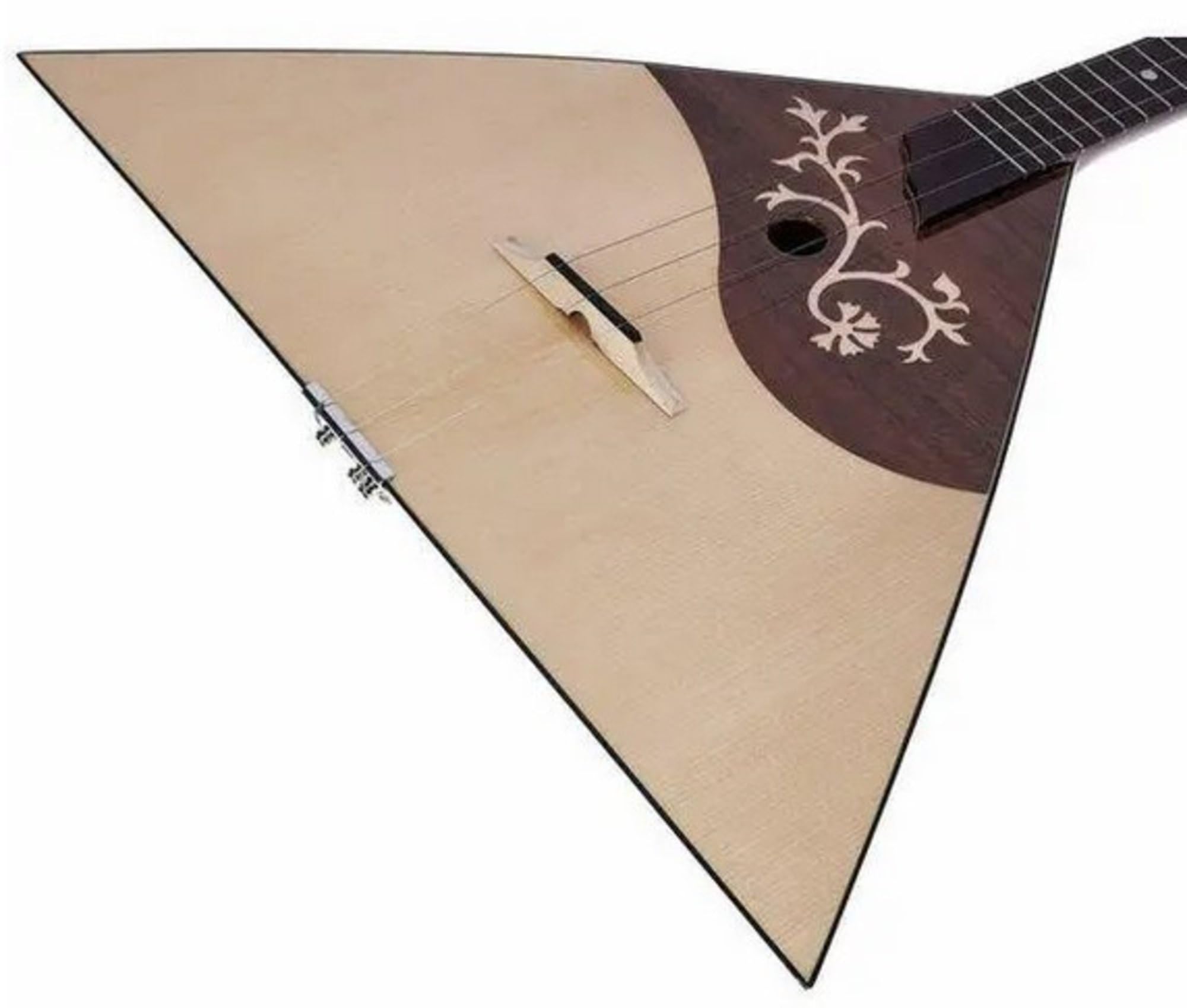 GEWA Prim Balalaika - 3-saitig - Massive Fichtendecke - Massive Ahornmuschel - 19 Neusilberbünde - Hochglanz - Made in Europe