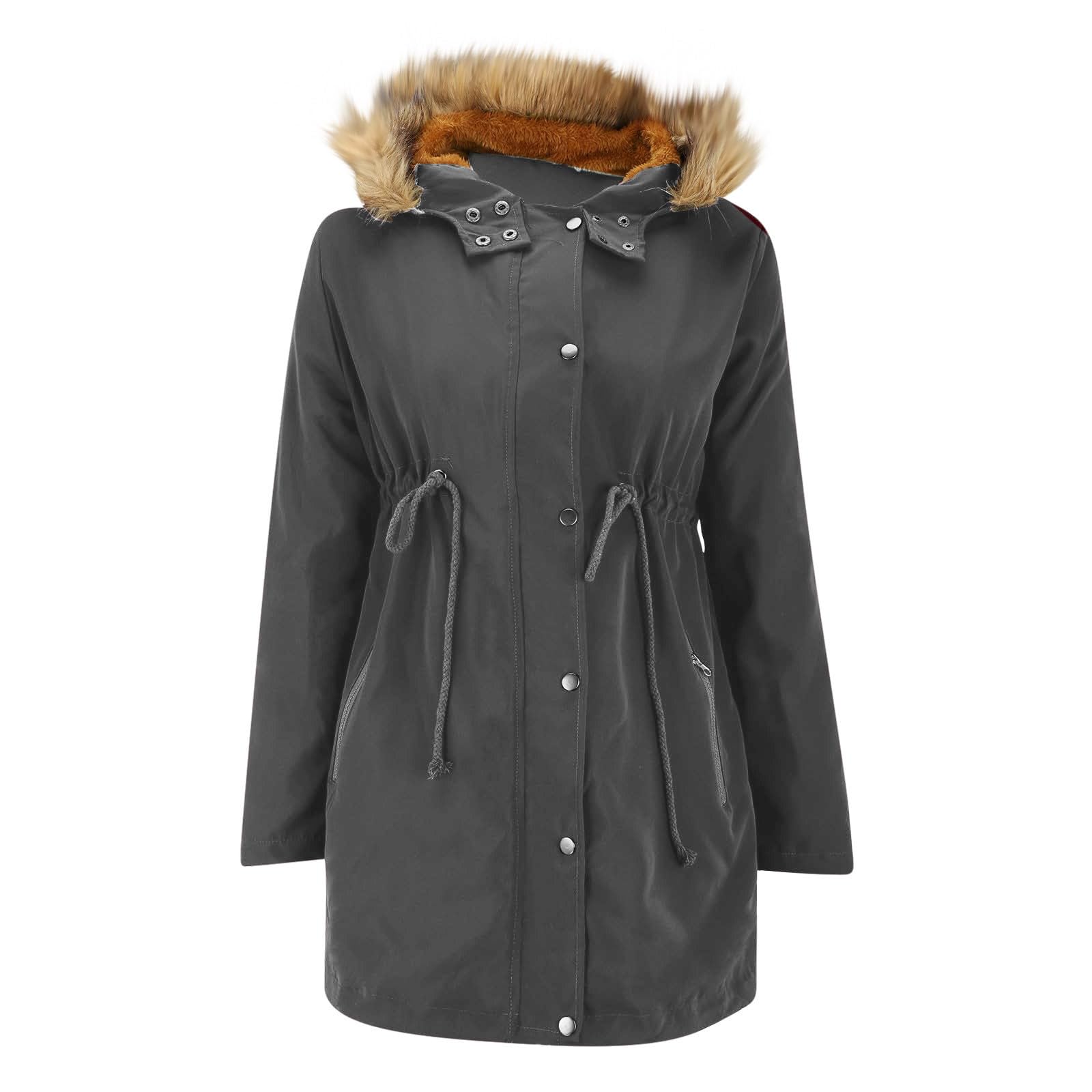 NSICBMNO Umstandsjacken für Damen UK, Babytragejacke 3-in-1 Fleece Reißverschluss Känguru Umstands-Kapuzenpullover, warme Winterjacken, Fleece-gefütterter Mantel, Schwangerschaftsjacke, Winterparka