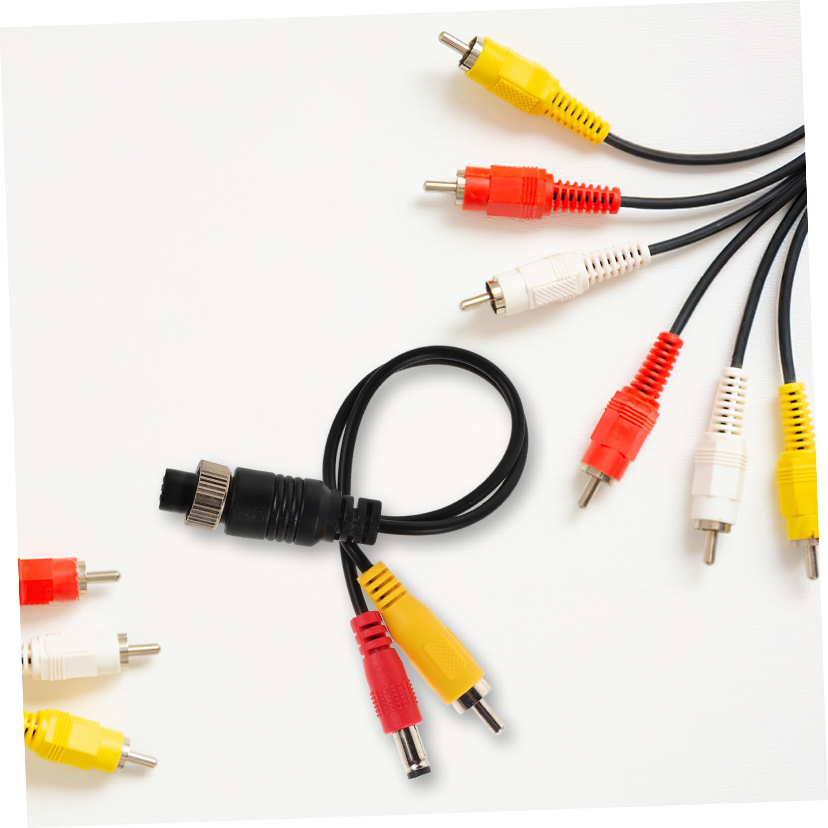 BESPORTBLE Cavo Prolunga Pin con Connettore Femmina e Dc per Telecamera Retromarcia Auto Compatibile con Sistemi di e Monitoraggio Veicolare per Aggiornamento e Conversione Impianti Video