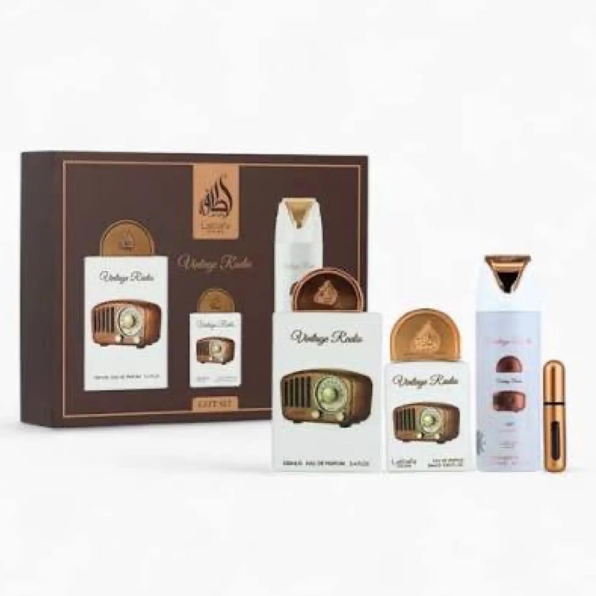 Amazon.com : Lattafa Pride Vintage Radio 3-Piece Gift Sets – Long