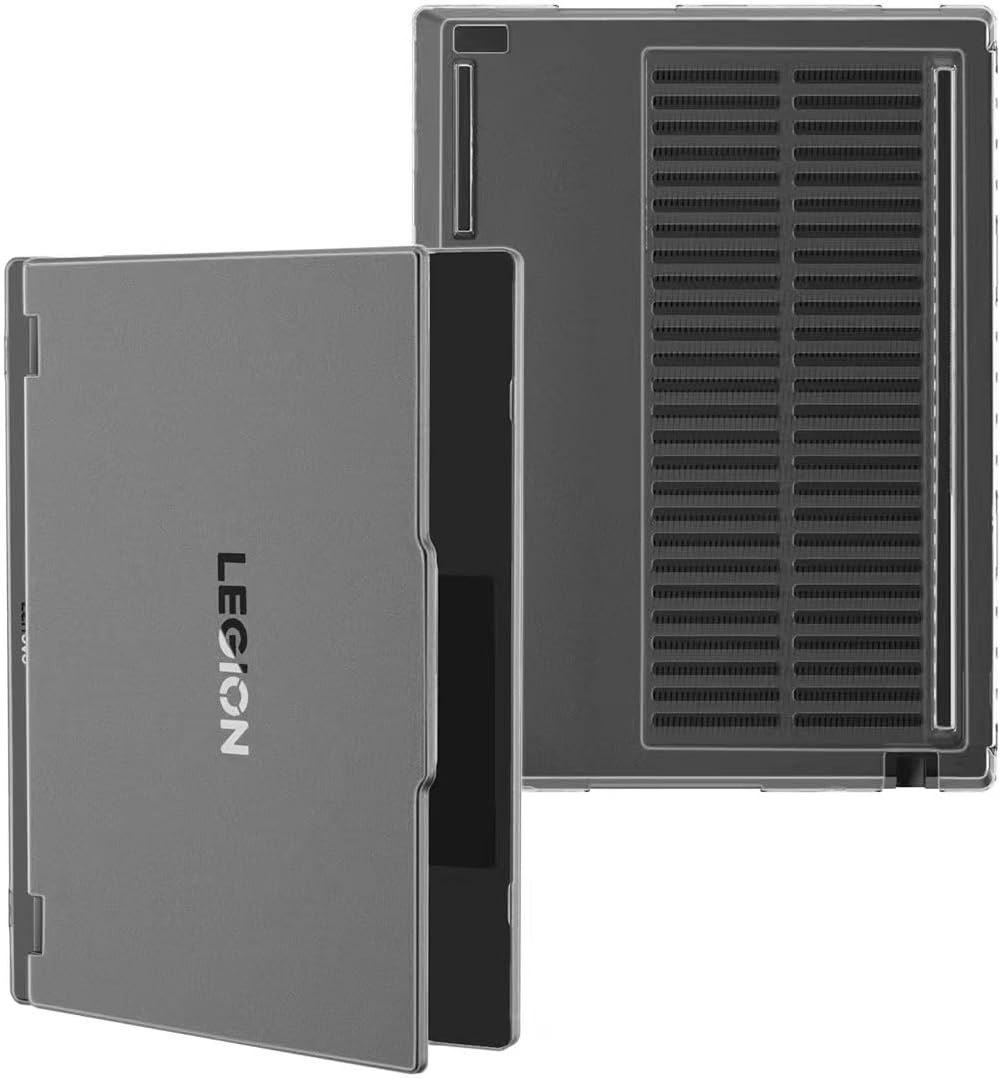 Se7enline Compatible with Lenovo Legion 5/5i Case Gen 10 AMD/Intel 15″ 2025 RTX 5060/5070 - Lightweight Durable Scratch-Resistant Easy Install Slim Snap On Hard Shell Protective Cover, Clear