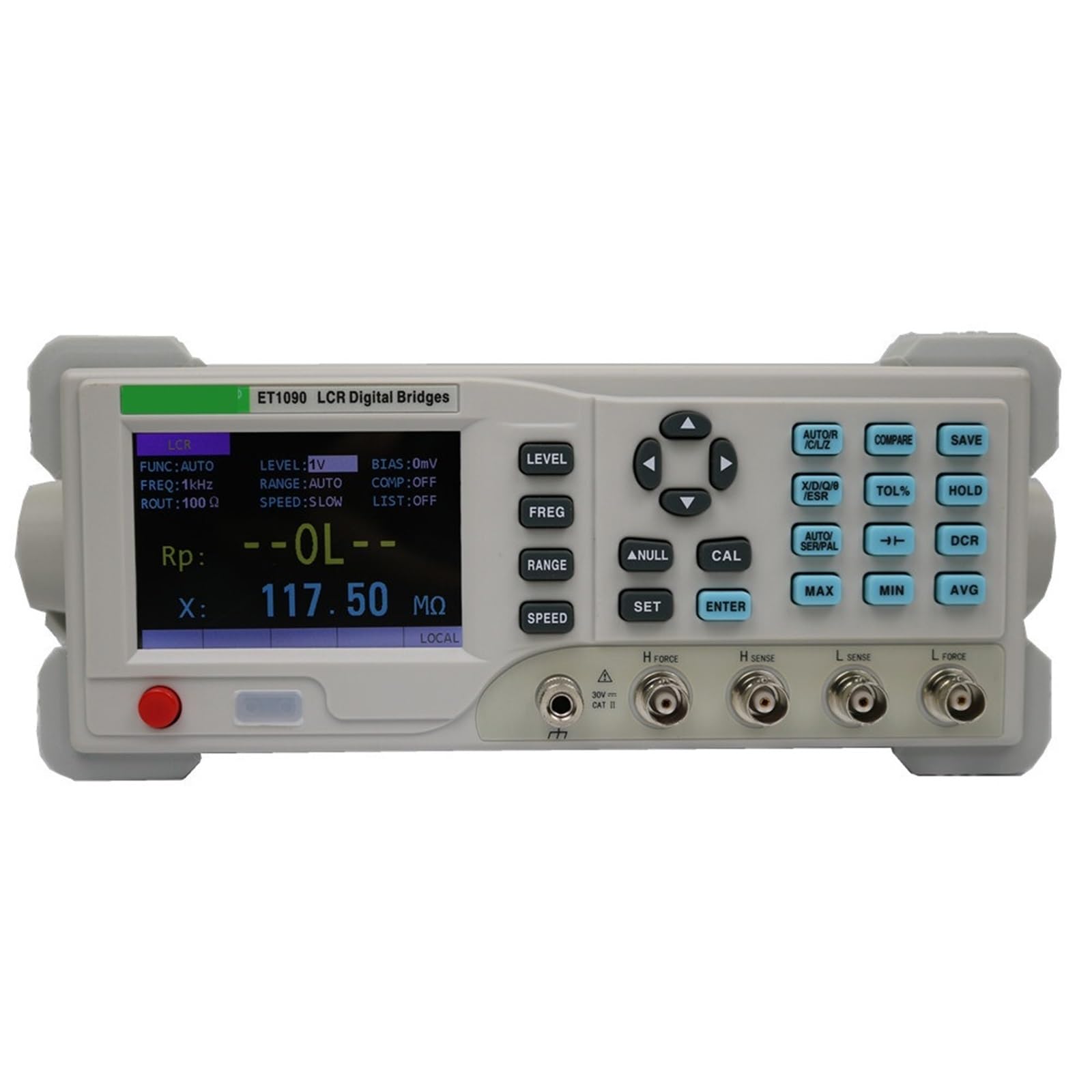 Medidor LCR, Medidor LCR de banco económico 5 dígitos y 3, pulgadas ET1090A