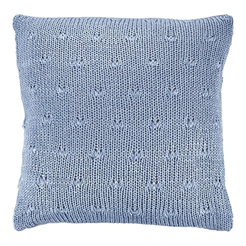 Dutch Decor - Cojín de Erica, algodón, Viscosa, Denim, 45 x 45 cm Cover