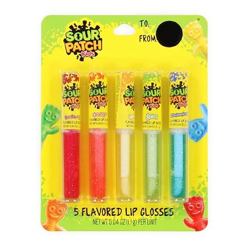 Taste Beauty Sour Patch Kids - Brillo labial saborizado (5 piezas)