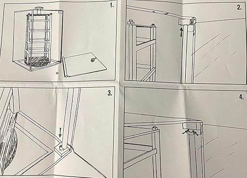 Miniatura 3 de DBM IMPORTS Pendientes giratorios de acrílico con 48 tarjetas soporte giratorio de 8 pulgadas de ancho x 8 pulgadas de profundidad x 185 pulgadas de