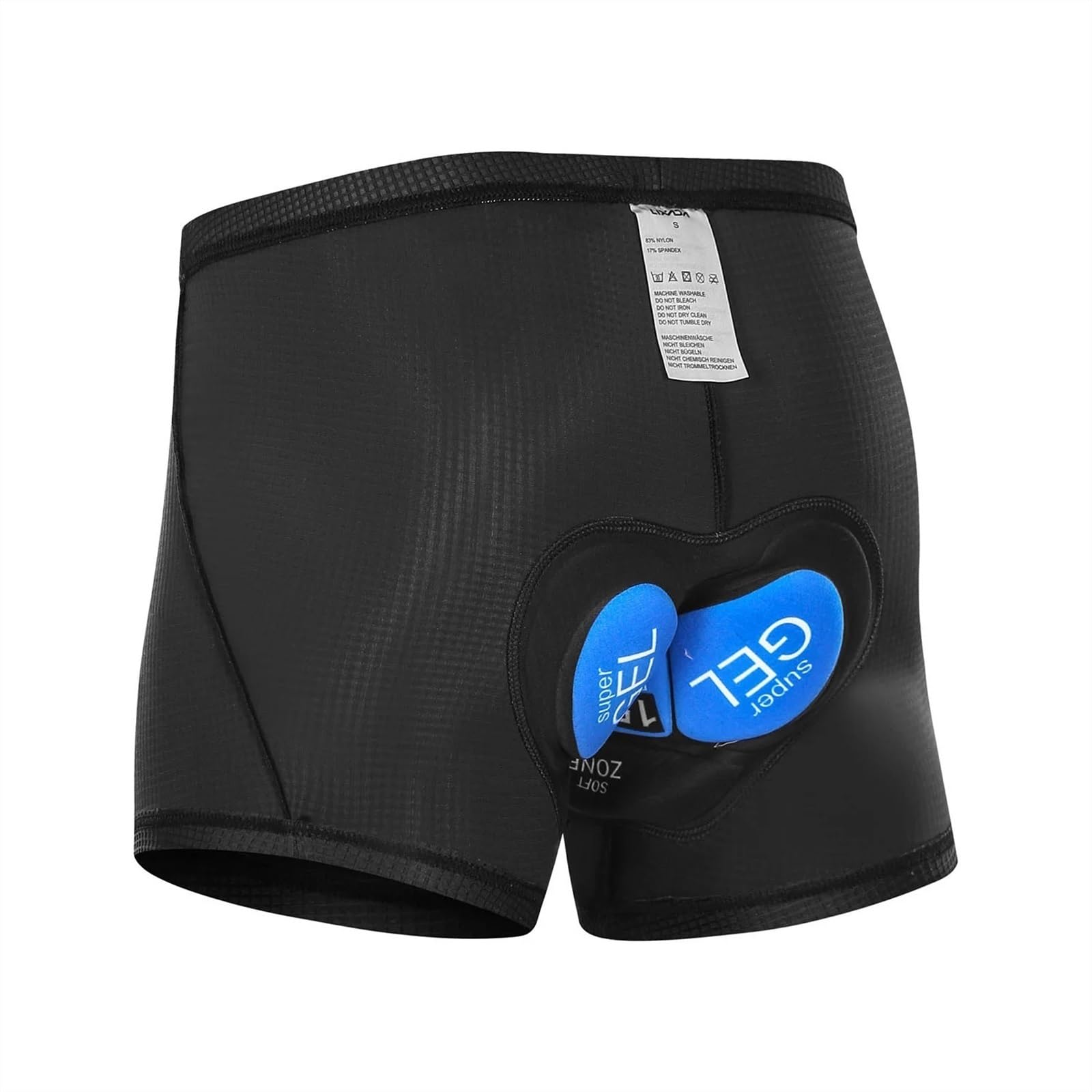 YANHAO Radunterhose Gepolstert Fahrrad Unterhosen 20D Gel-gepolsterte Radhose, stoßfeste Unterwäsche for Rennrad, MTB, Mountainbike, Herren, voll atmungsaktiv, Radfahren