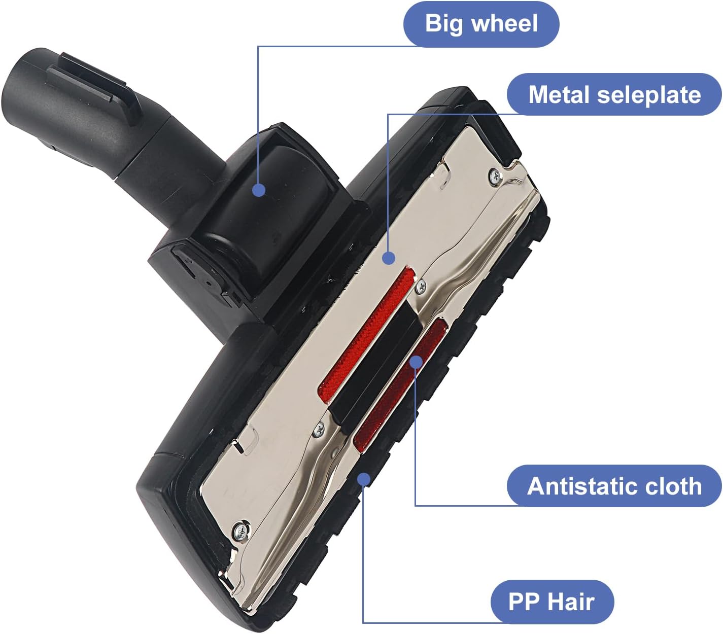 285-3 Vacuum Cleaner Floor Brush Compatible for Miele Vacuum Attachments 35MM Vacuum Floor Brush and Carpet Attachment Fits For Miele Classic C1 Vacuum Parts and Accessories