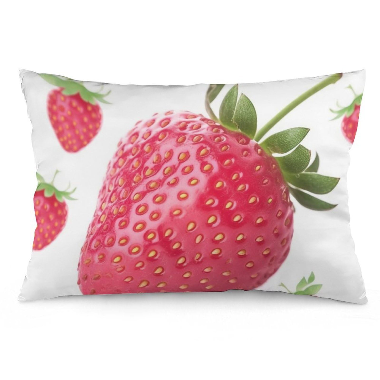 NTVOWPZO 2 Pack Decoration Throw Pillow Covers 16 "x24 Pillowcases Covers Strawberry Pillowcases Modern Farmhouse Home Decor Sofa Cushions Covers for Couch Bed Living Room