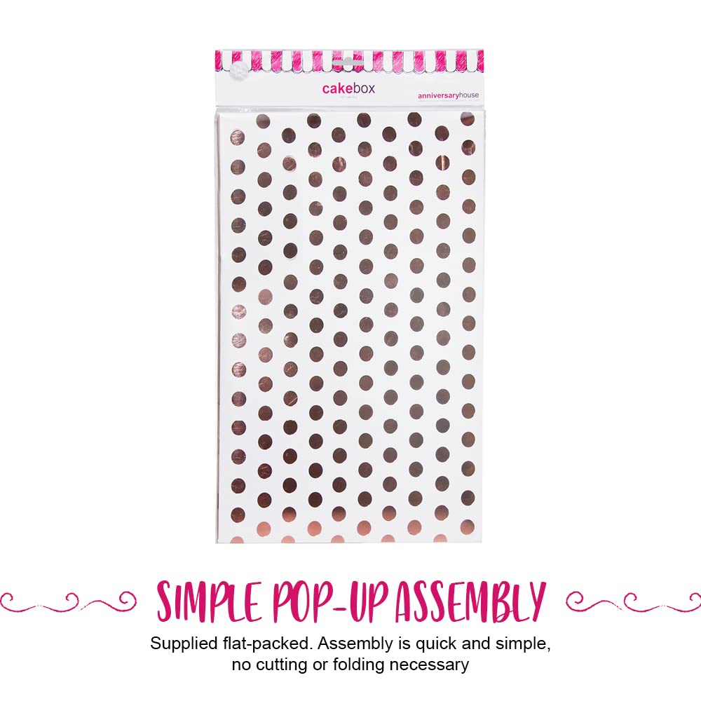 10 Boîte à Gâteau Thank You Or