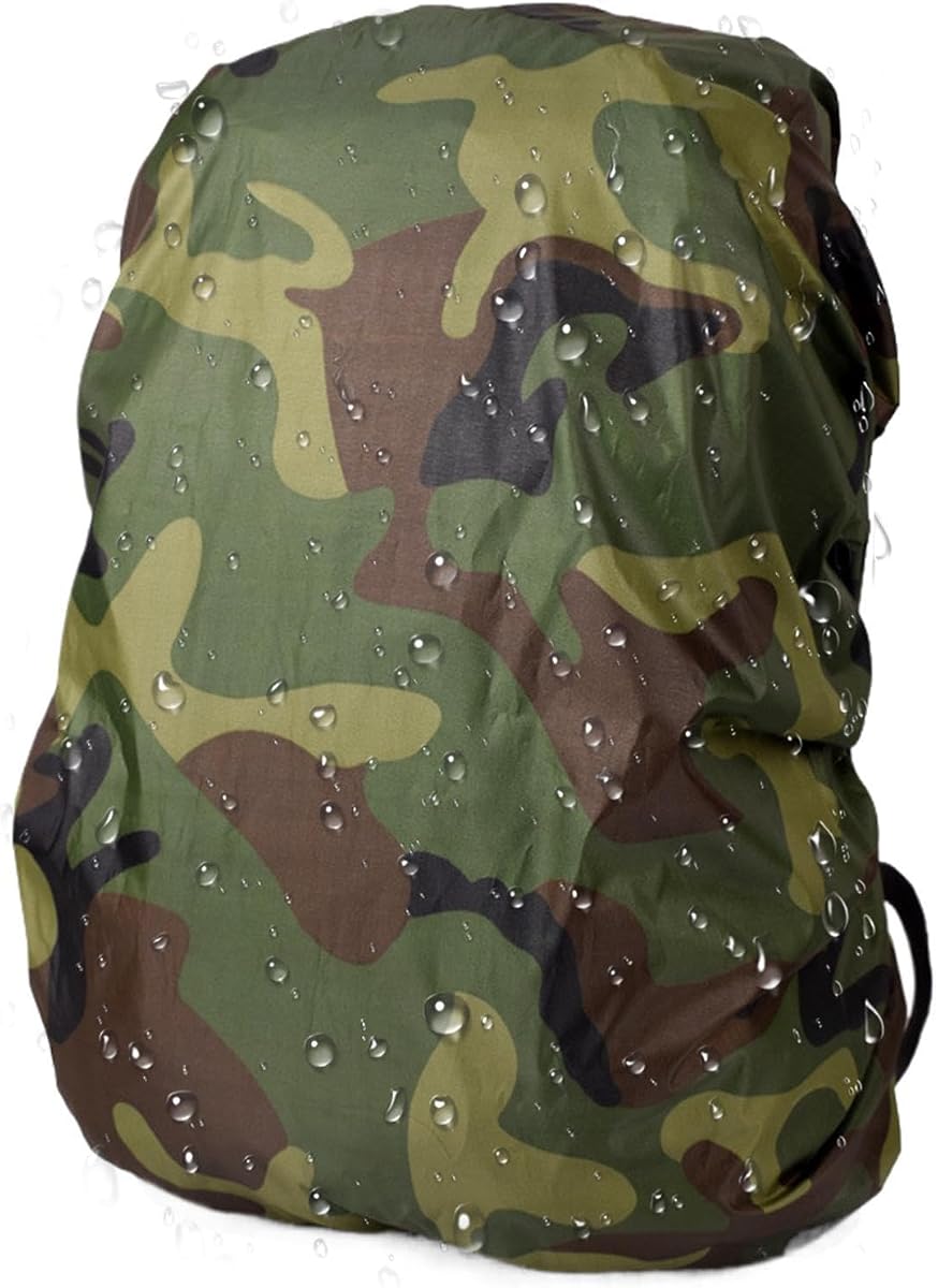 Funda para lluvia para mochila Funda para lluvia para viaje | Protector de mochila impermeable compacto portátil para ciclismo senderismo Camping
