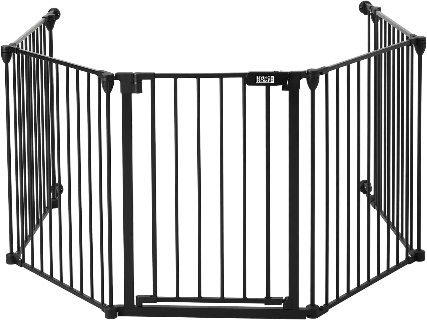 The Fellie Metal Fire Guard Safety Gate, Stair Gate for Dogs & Doorways