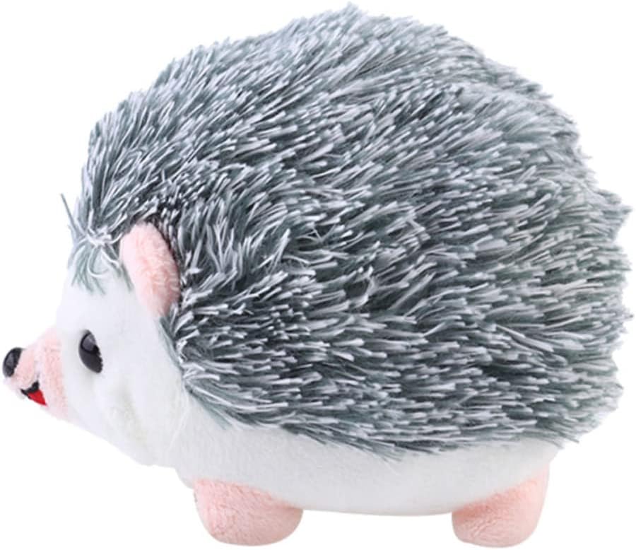 BEBEMOKO Pin Plug Hedgehog Pin Cushion Soft Animal Cuddly Cute for Adults Ornament Hedgehog Pin Cushion Hedgehog Furry Large Needle Quilting Pincushions Spike Sewing Stitch Cloth