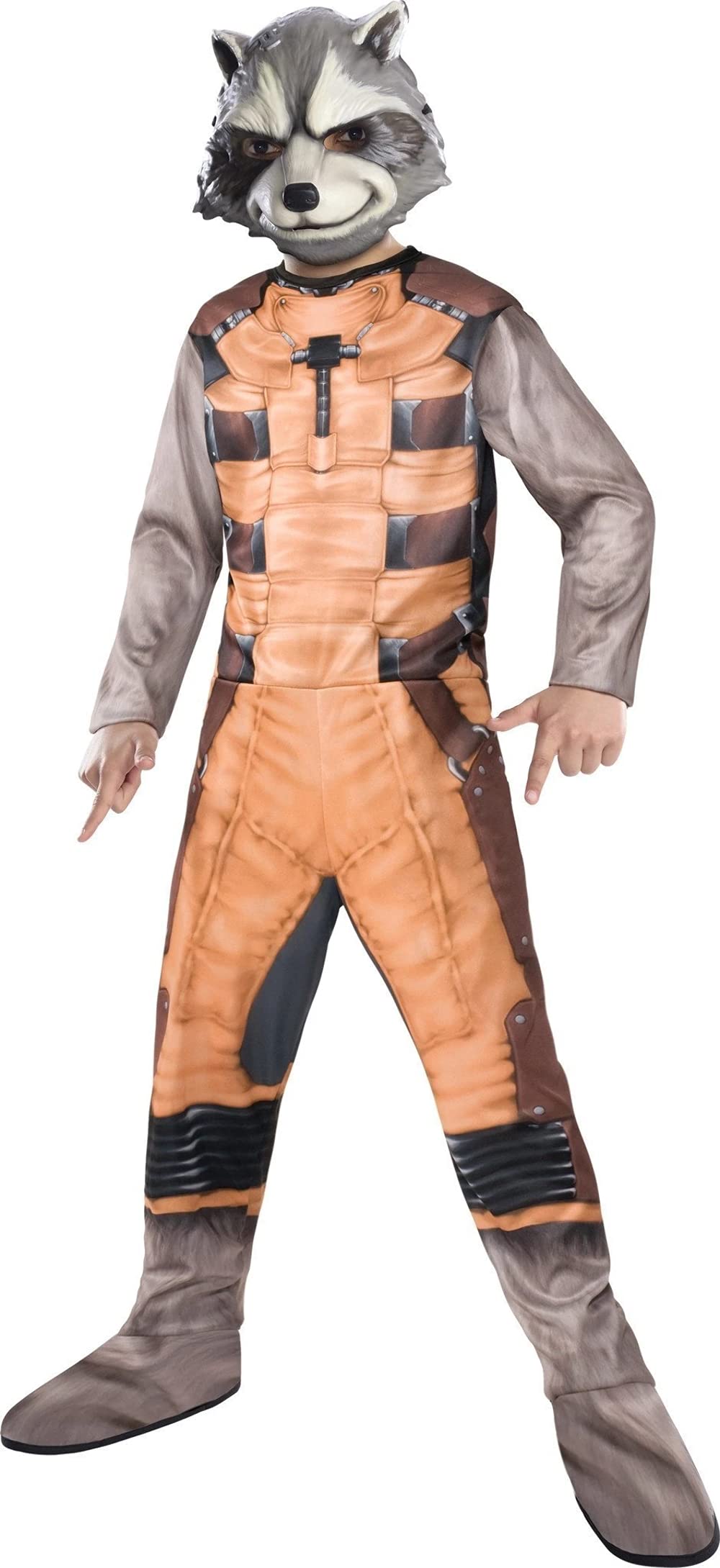 Rubie's - Guardianes de la Galaxia Disfraz de Rocket Raccoon Infantil (620000-L)