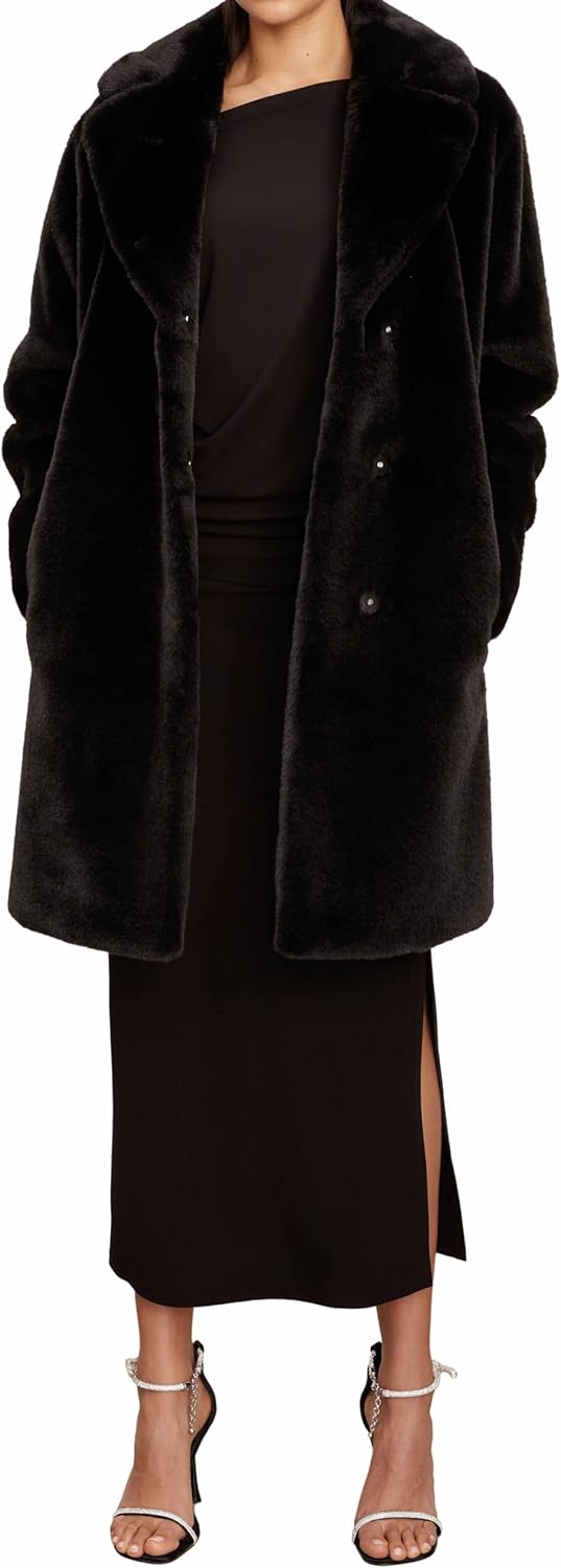 Velvet by Graham & Spencer Women's Evalyn Lux Fur Coat