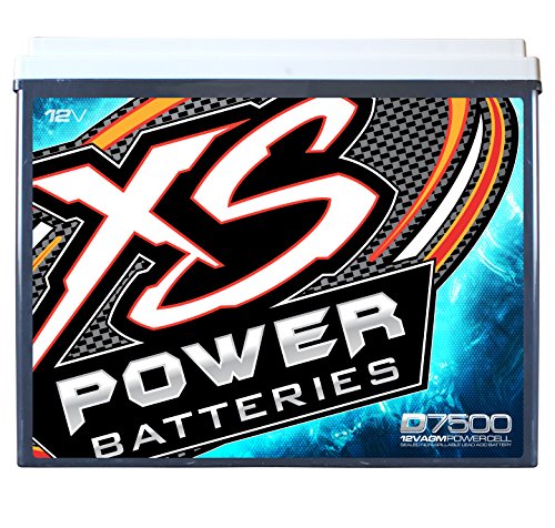 Xs Power D7500 12V Agm Battery (Max Amps 6,000A, Ca: 1700, Ah: 140, 5000W / 7500W) #TOP1