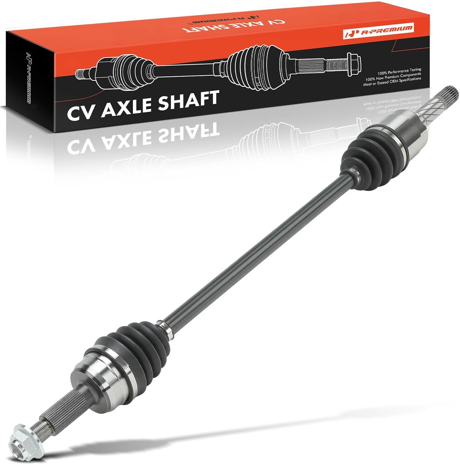 A-Premium CV Axle Shaft Assembly Compatible with Ford Edge 2014 & Lincoln MKX 2012-2015, 3.5L 3.7L, Rear Left Driver Side