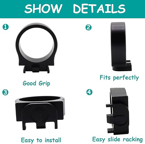 Miniatura 4 de Asistencia táctica para Glock 17 19 20 21 con asa de cierre de anillo, asistencia deslizante de metal, más fácil de tirar de la diapositiva y fácil