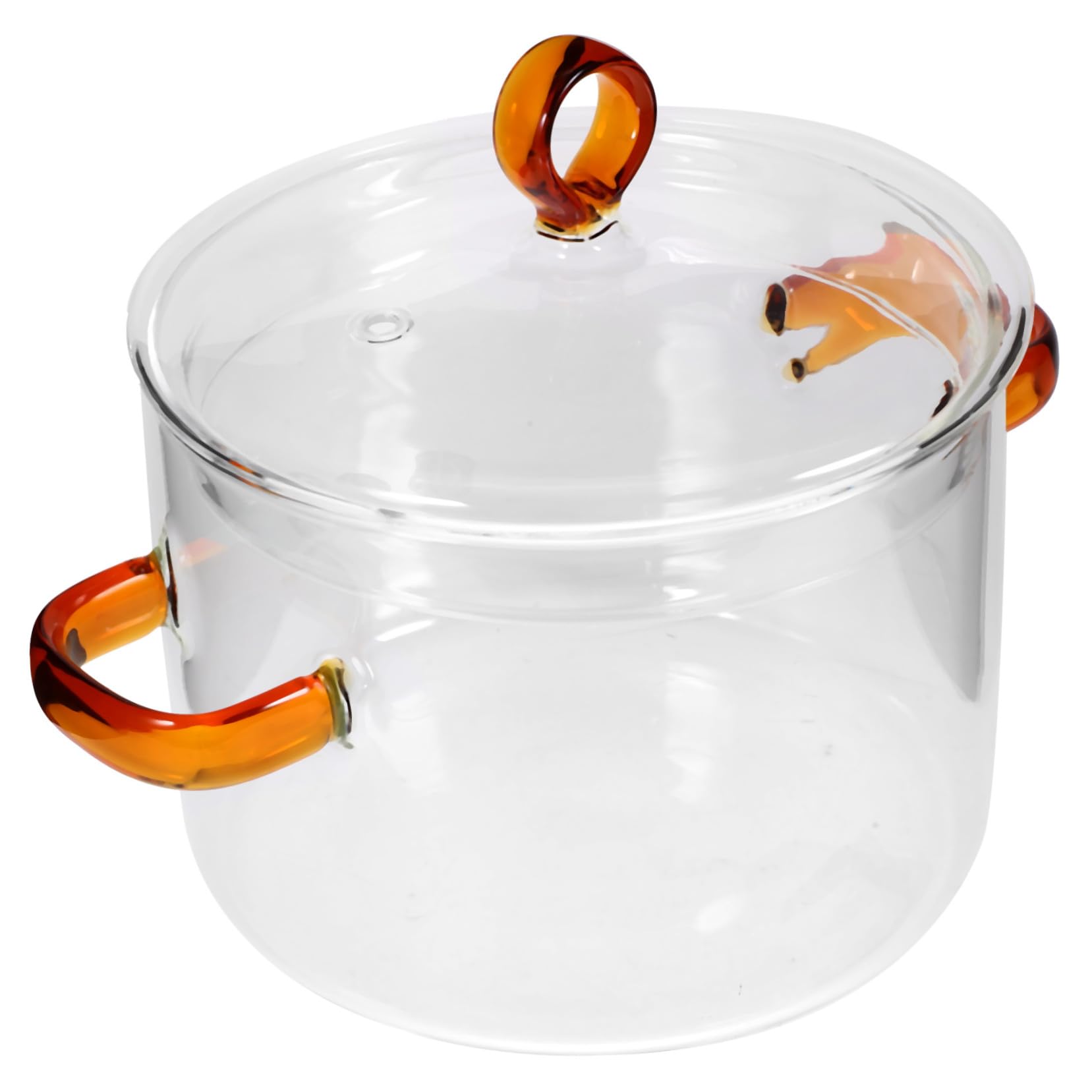 Casserole en verre pour soupe et ragoût chaleureux en famille