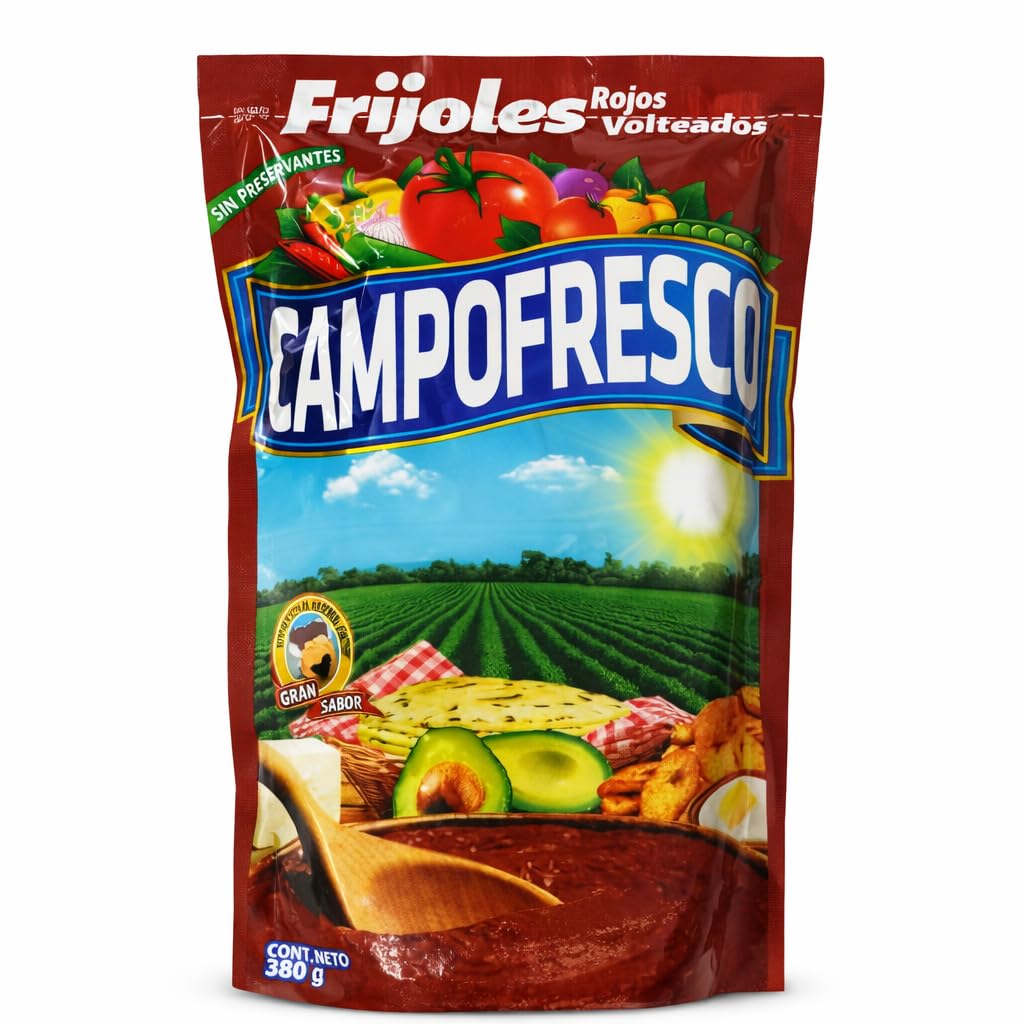 FRIJOLES - CAMPOFRESCO - FRIJOLES ROJOS VOLTEADOS CAMPOFRESCO - 380gr