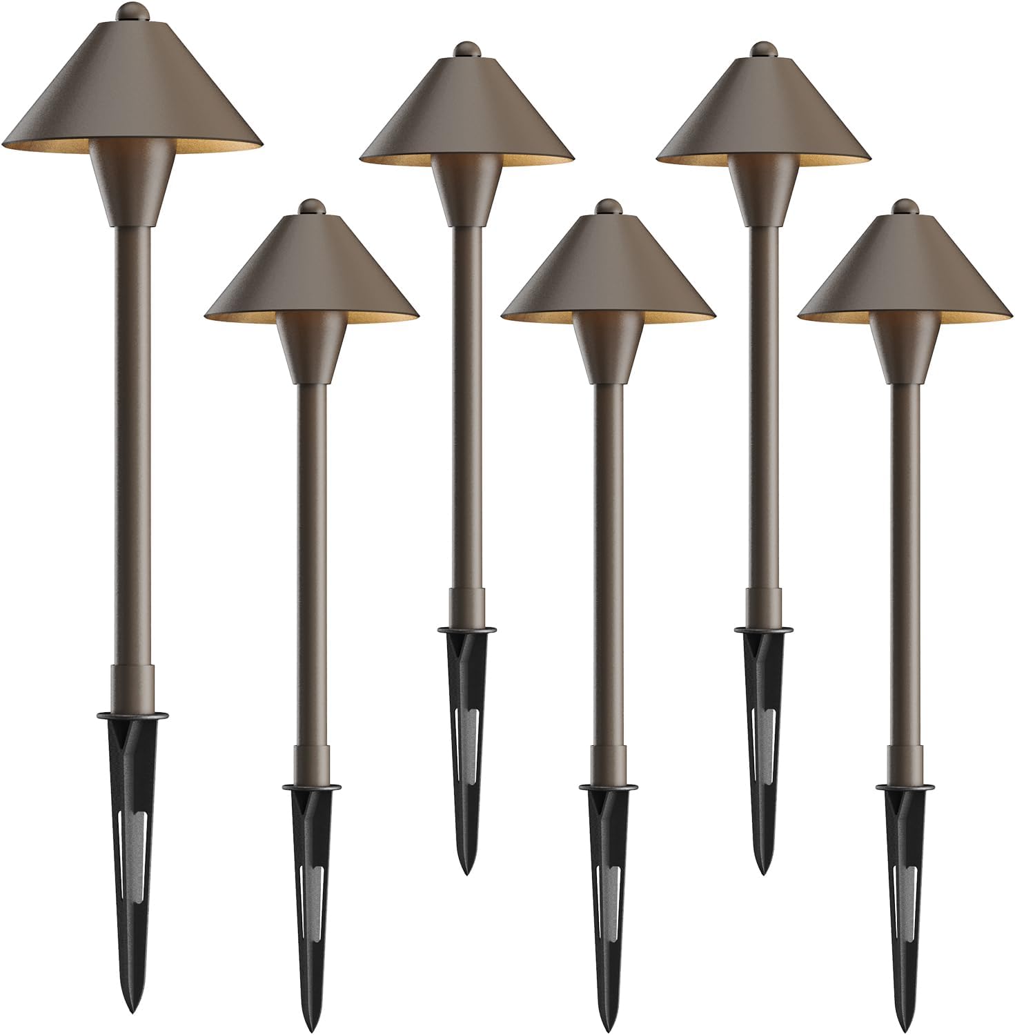 GOODSMANN Low Voltage Pathway Lights 6PK Landscape Lighting Outdoor