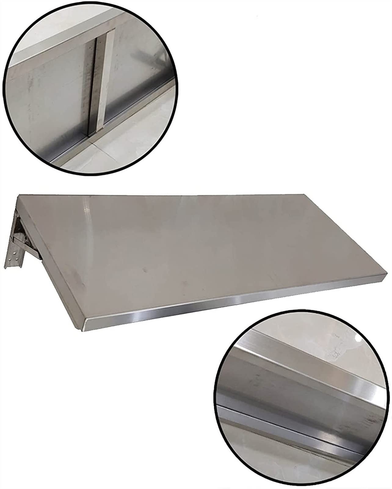 Amazon｜壁掛け折りたたみテーブル ステンレス鋼の壁の机の折りたたみ