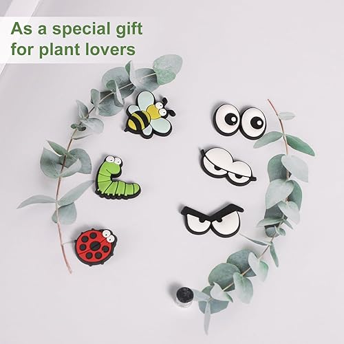 Miniatura 6 de 6 imanes para plantas en maceta, bonitos accesorios para plantas de interior, divertidos imanes de plantas, imanes de plantas, pines para ojos, para