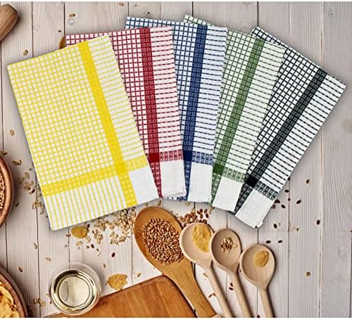 NATHAWAT Cotton Cleaning Cloth Kitchen Duster 100 GSM (Set of 12,Blue ...