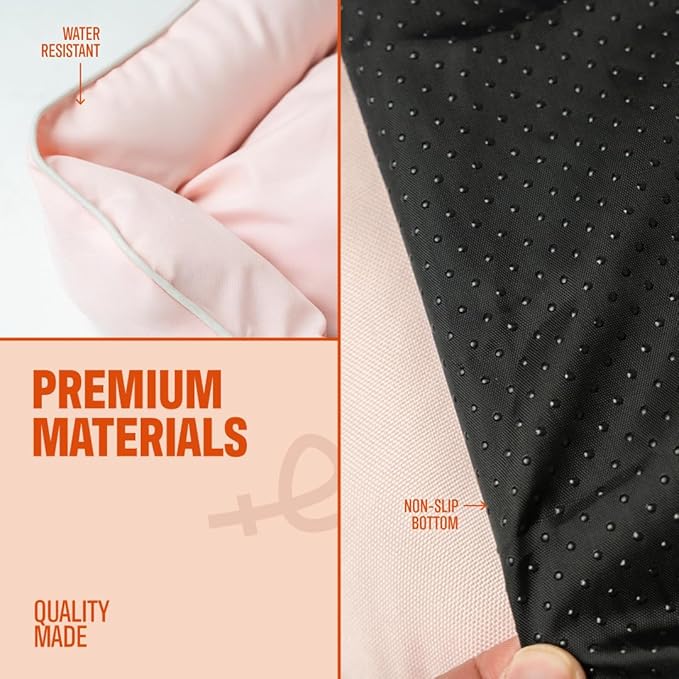 Cama para Perro Grande Colchoneta Rosa Soporte Ortopédico miniatura 3