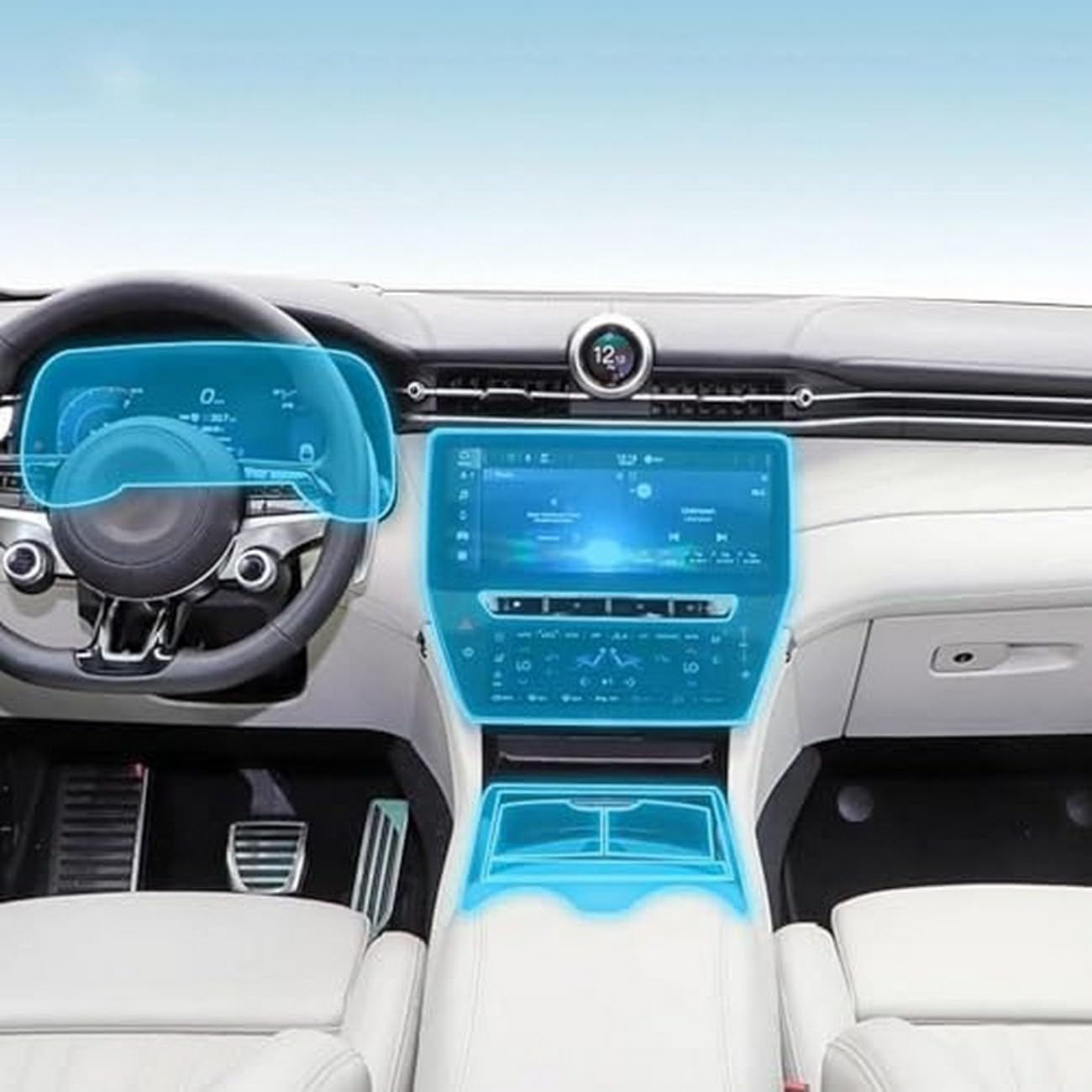 Protector de TPU de alta calidad para consola de Maserati Grecale 2023, 2024 y 2025