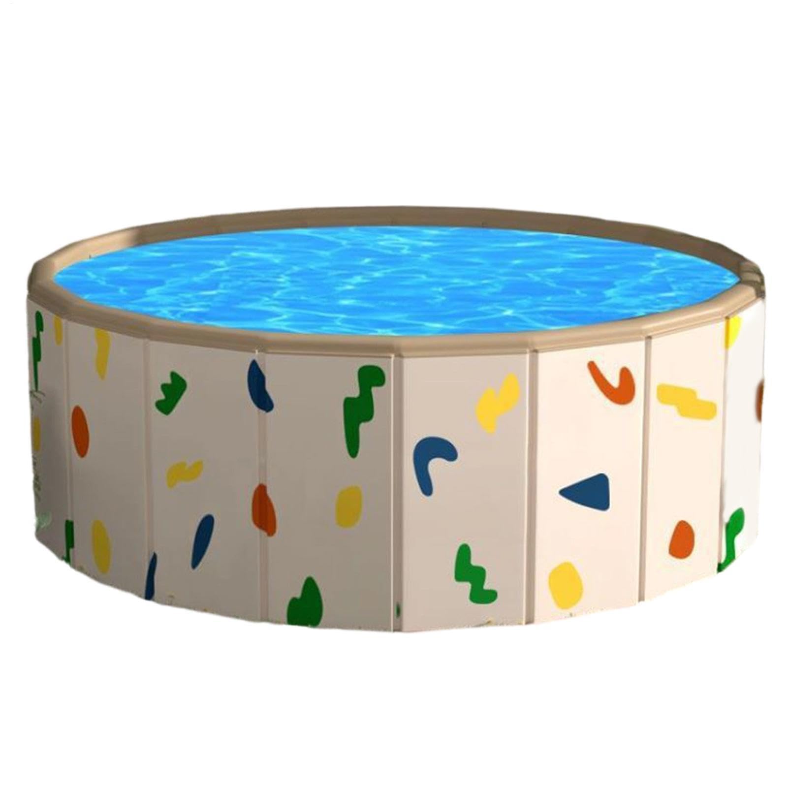Piscina Infantil Portátil Antideslizante No Inflable | Piscina Plegable Infantil para Verano, y Diversión para Exteriores Playa Patio Trasero Verano Camping Viaje Hogar Cuarto de
