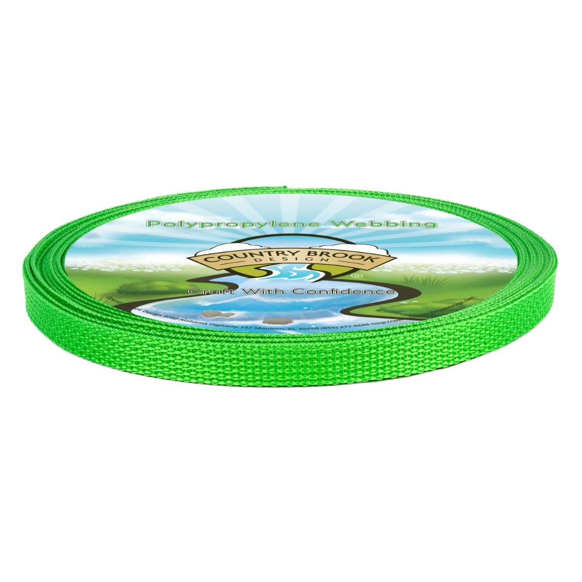 Country Brook Design - 1/2 Inch Polypropylene (Polypro) Webbing
