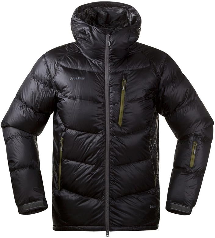 Bergans of Norway Memurutind Down Jacket - Black/Green Tea - Mens - 2XL