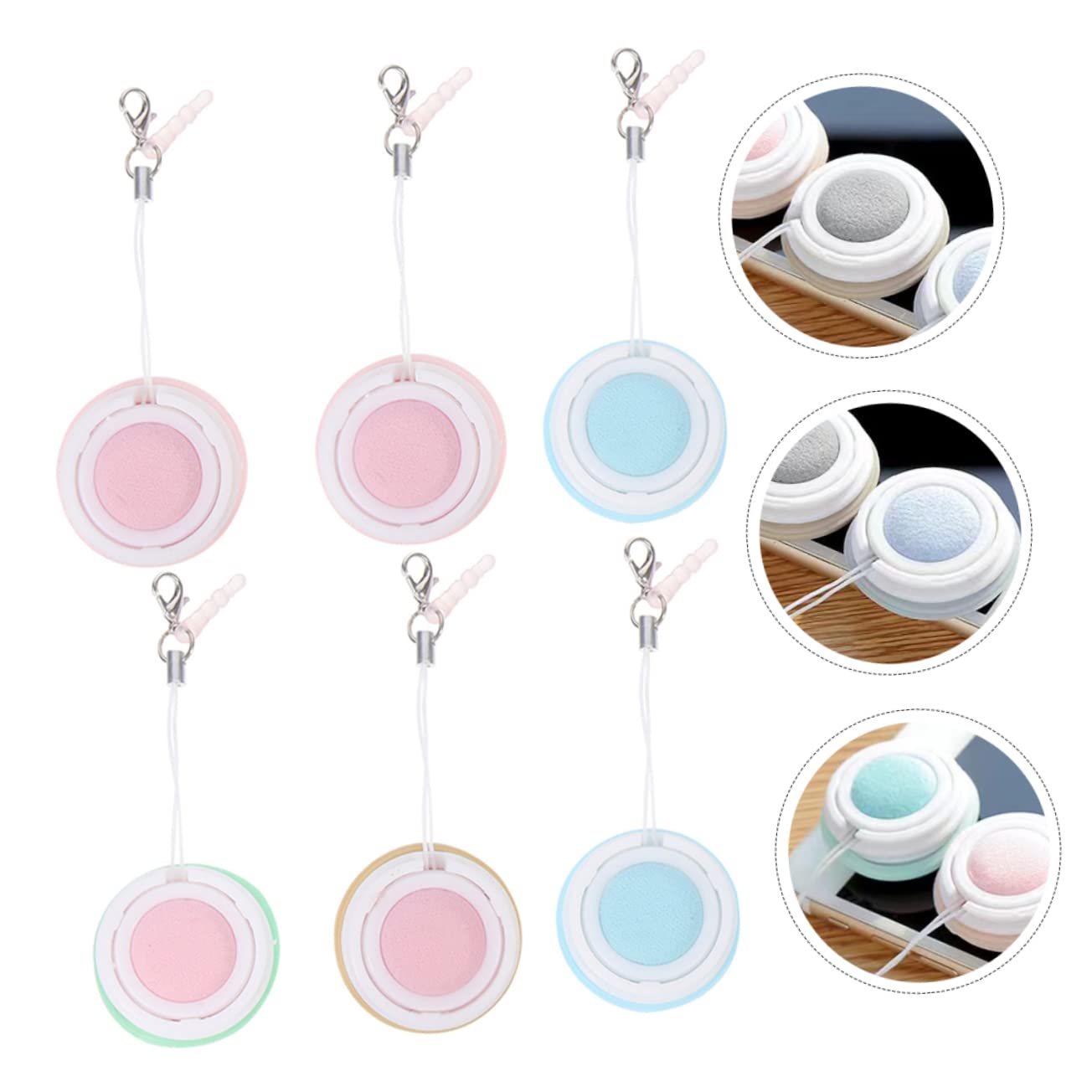 30 Piezas Limpiaparabrisas Limpiador De Pantalla Toallitas De Pantalla Cepillo Para Pantalla y Gafas Limpiador De Telefonos Limpiador De Gafas Anteojos Paño Pp+silicona Teléfono