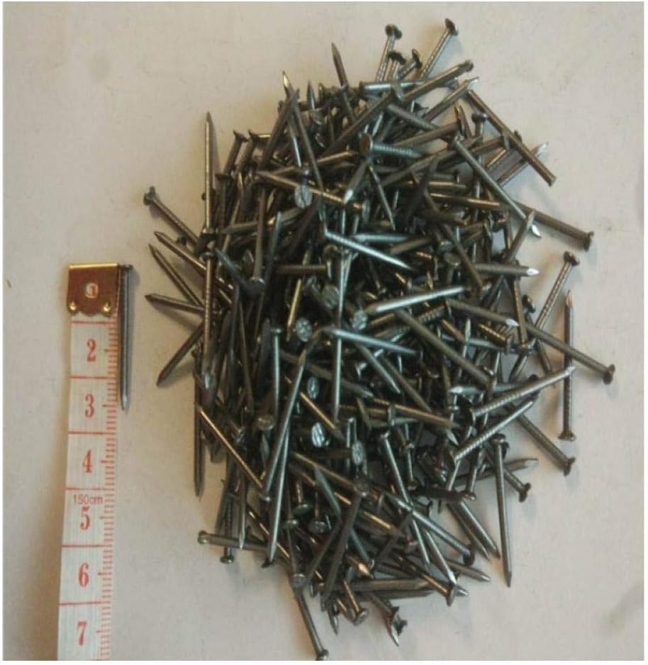 Masonry nails,wall nails, Special Cement Steel Nails, Woodworking Nails, Wall Nails,(1 Steel Nail 5 Cm)