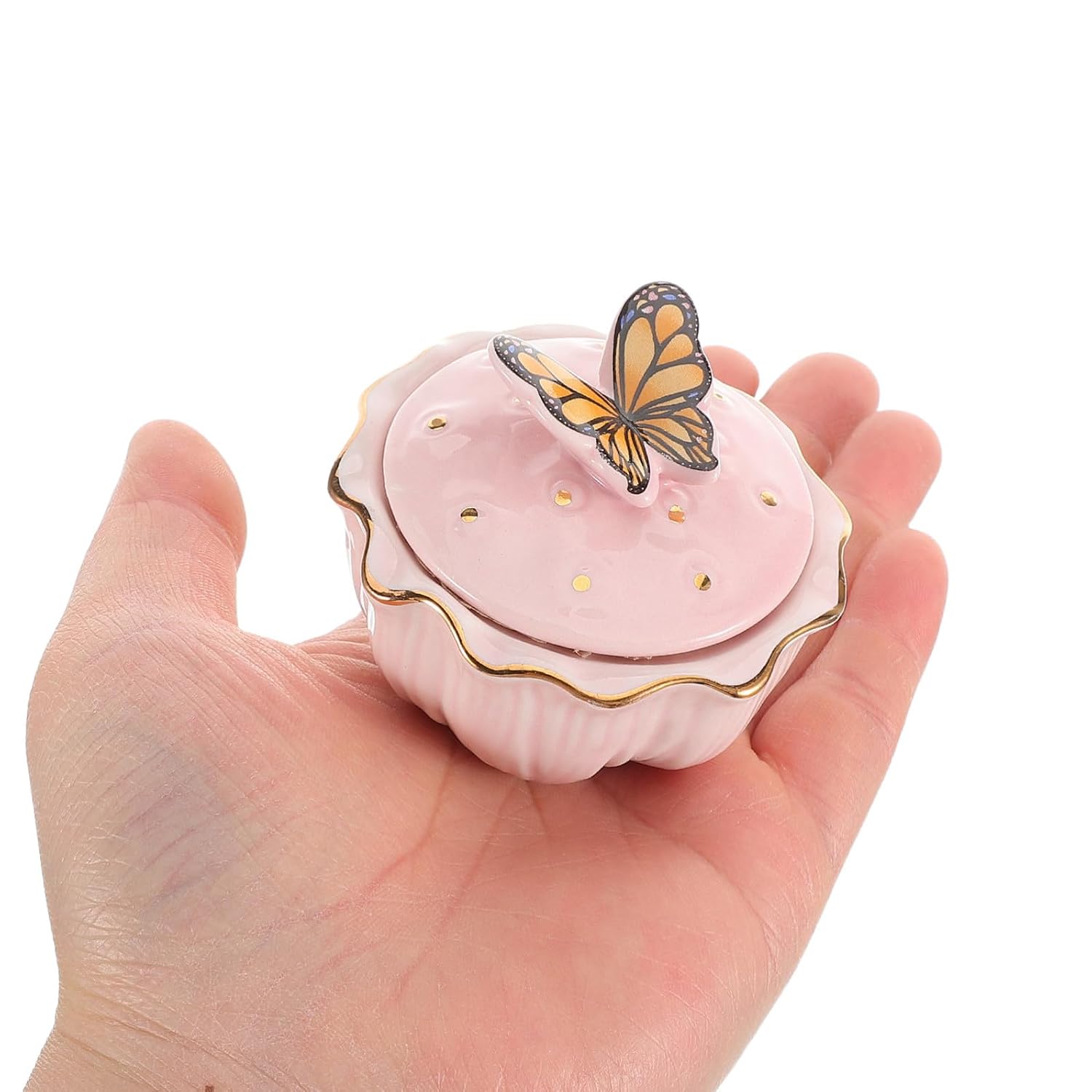 Nail Brush Cleaning Cup with Filter Ceramic Manicure Bowl for Nail Art Pens with Lid Pink Suitable for Professional and Personal Use