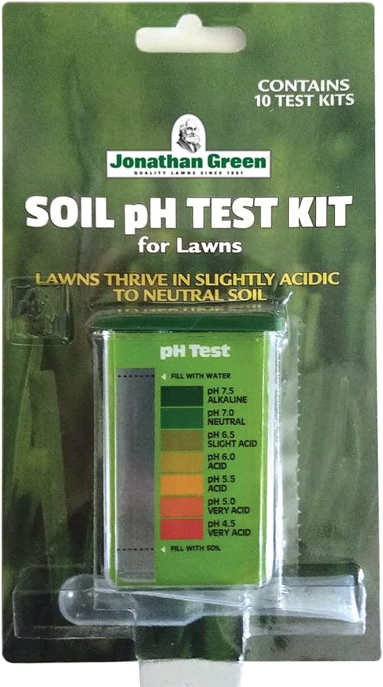 Jonathan Green (11595) Soil pH Test Kit for Lawns - Contains 10 Soil Test Kits