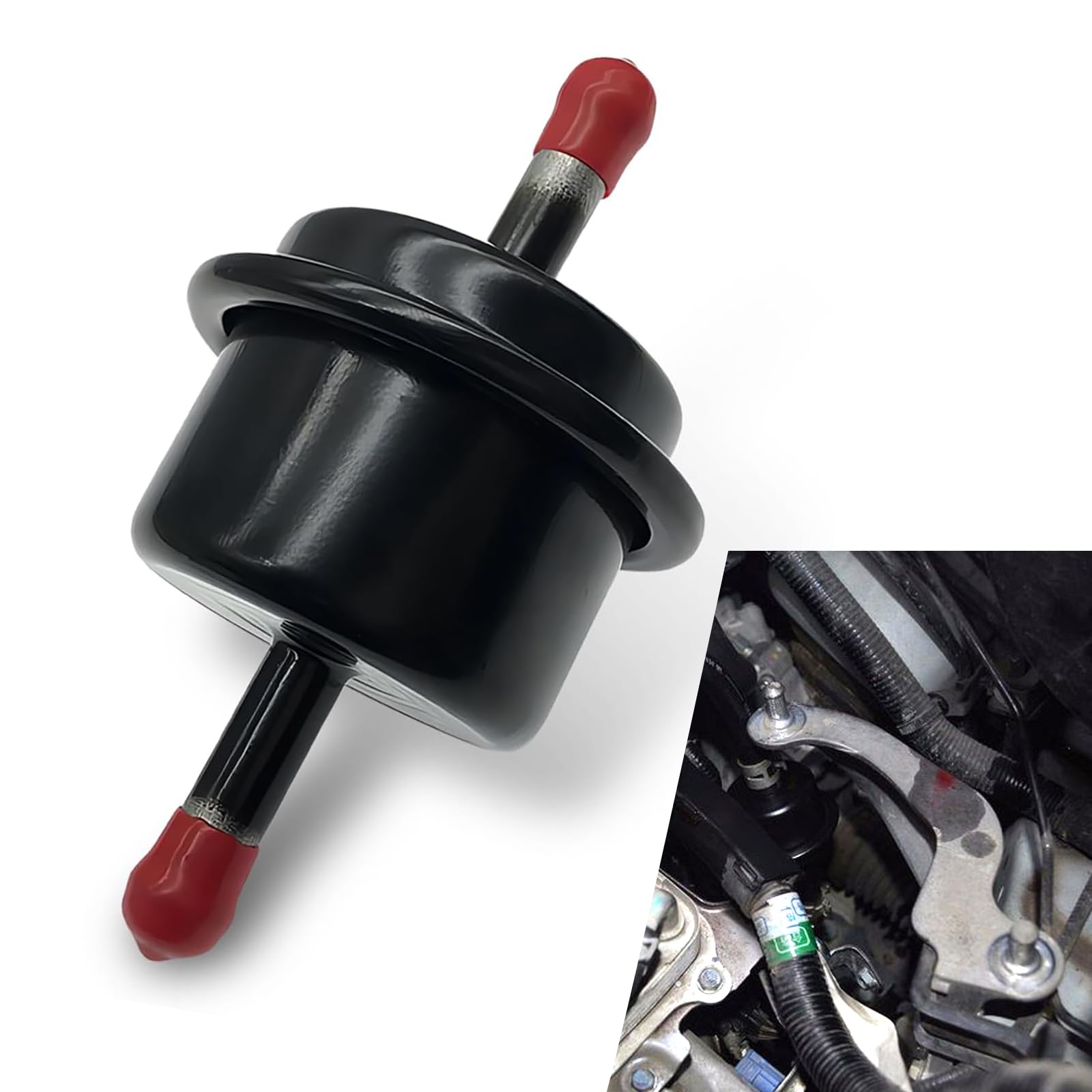 pinflaw Pack of 1 Automatic Transmission Filter Oil Grid Accessories, Car Transmission Filter Element, 4.77" Replacement Part 25430-PLR-003, Compatible with Honda Models (Black)