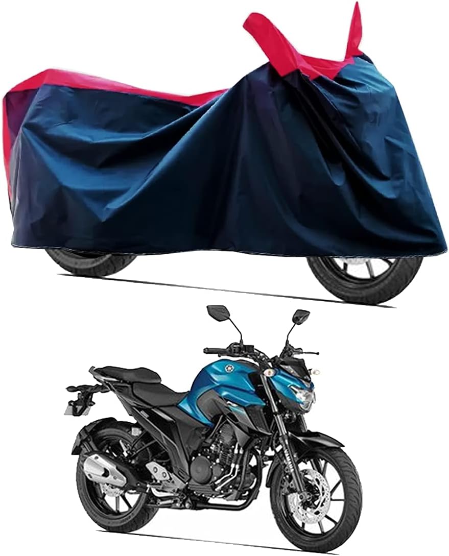 Starie Yamaha FZ25 Water Resistant Motorcycle Cover with Mirror Pocket , Buckle Belt for Windproof