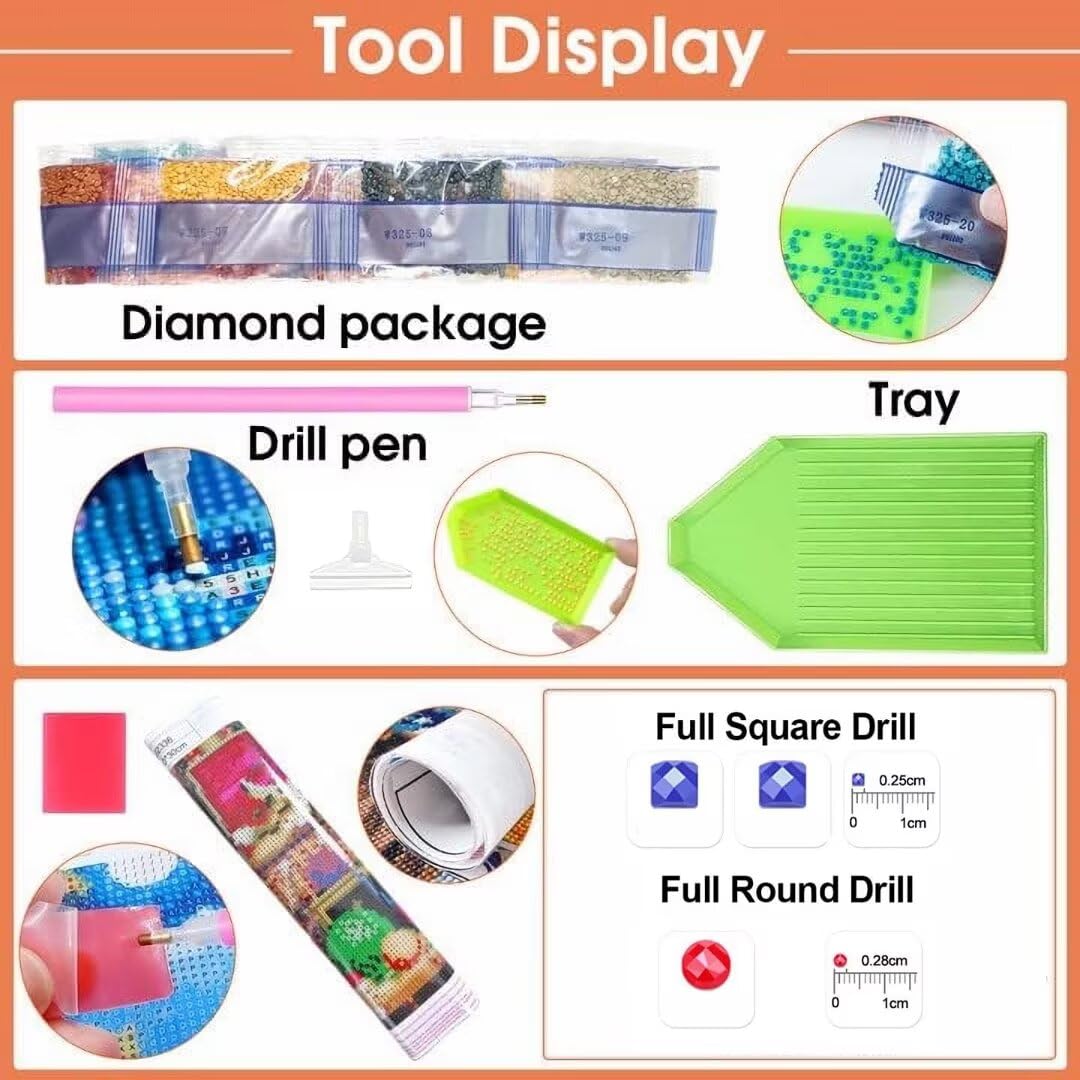 5D Diamond Painting Kit Completo, Zen Diamond Painting Bambini&Adulti, Kit Diamond Painting Religione Diamond Dots, Fai Da Te Strass Mosaico Arte Decorativo per Casa e Pareti (19.6x59 In/50x150 cm)