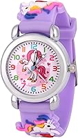 OFFCUP 3D Cartoon Kids Watch for Boys Girls Age 3-12 - Waterproof Silicone Band Quartz Toddler Time Teacher Gift
