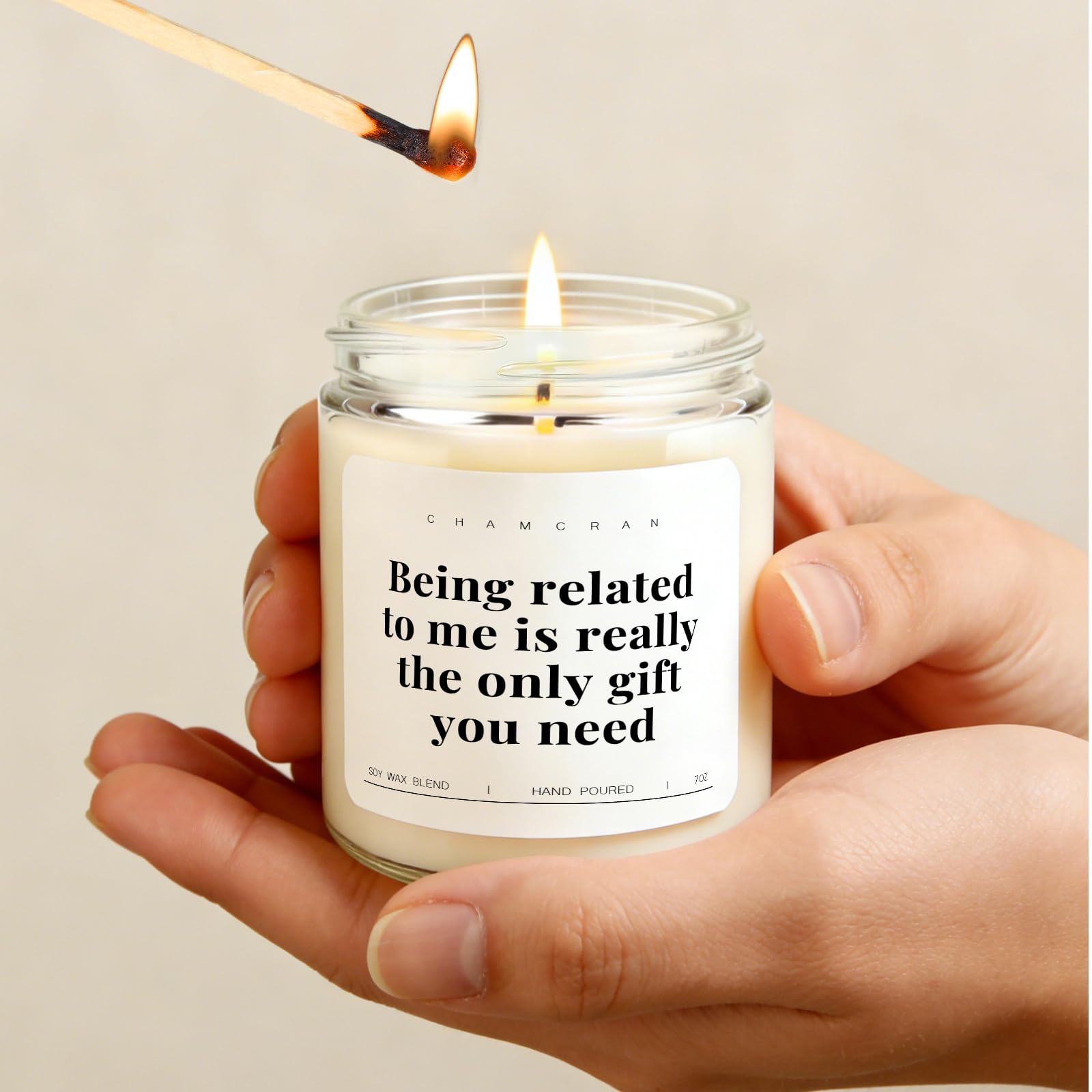 Funny Gifts for Sister Brother, Brothers Birthday Gift from Sisters Meaningful Candles National Siblings Day Gift Idea for Cousin