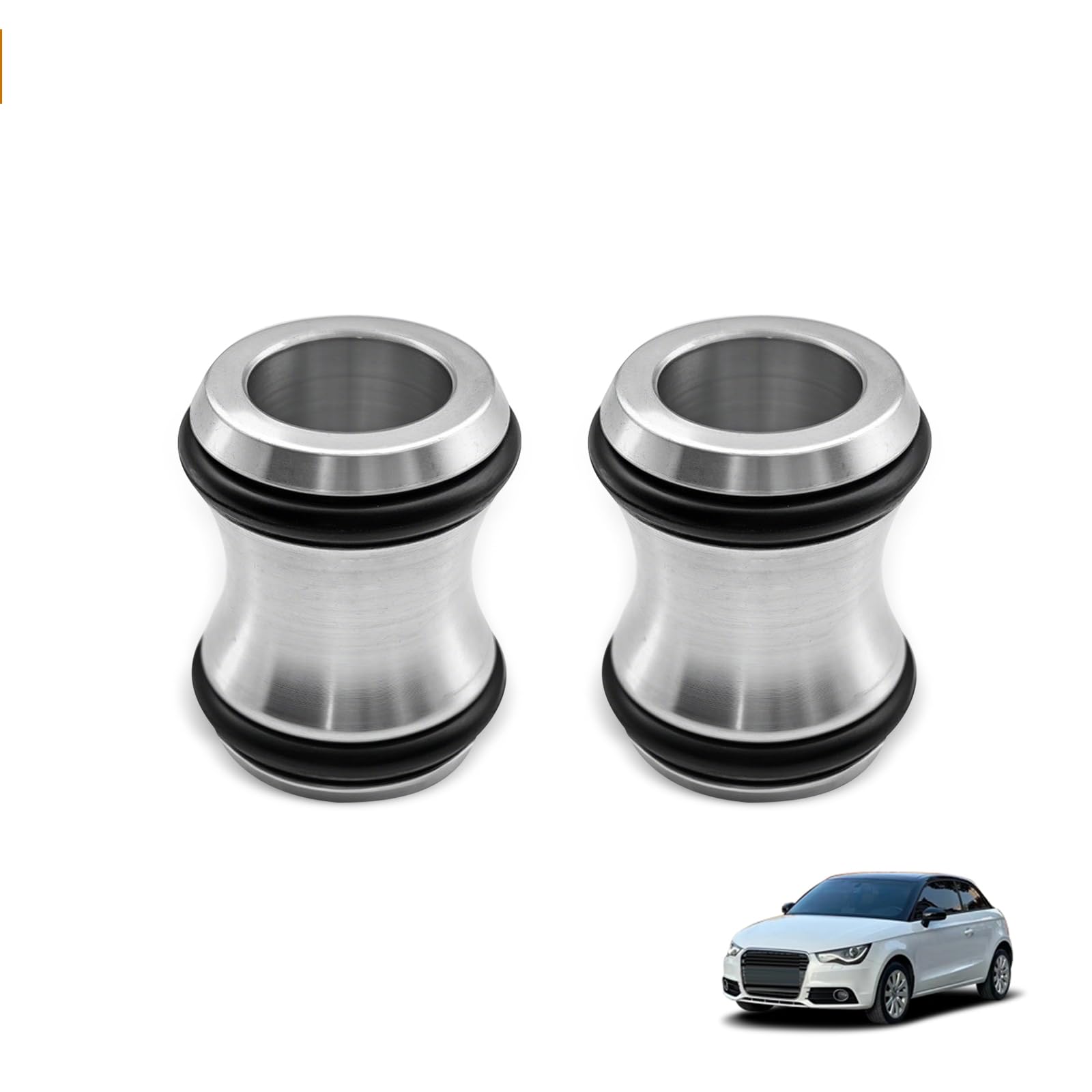 06L121131 2pcs Aluminum Water Pump to Oil Cooler Coolant Pipe Connector Joint For Audi VW Seat Skoda 95812113100 (2)