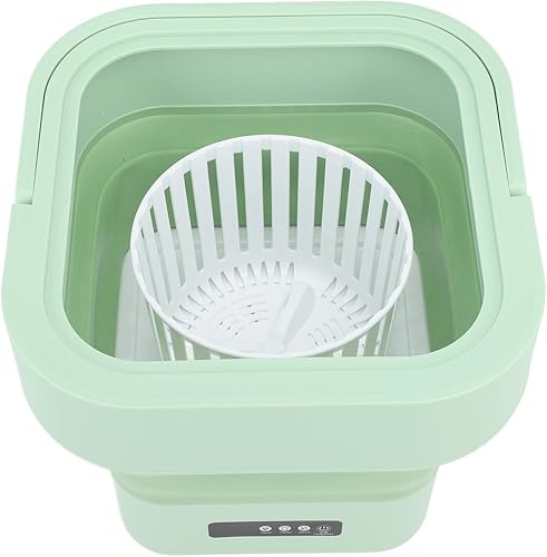Miniatura 9 de Lavadora portátil, 100-240V 10L Mini lavadora plegable Mini lavadora Lavadora Plegable Totalmente Automática Lavadora Plegable para Ropa de Bebé,