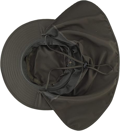 Miniatura 45 de Home Prefer Sombrero para sol para el aire libre con protección UV, secado rápido, unisex con solapa para proteger el cuello Gris cenizo