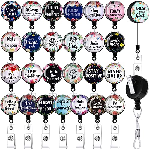 Porte-badge de motivation lot de 26 idées cadeaux utiles pour soignantes et collègues