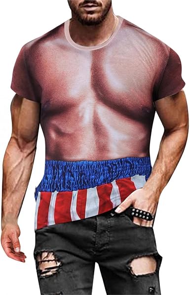 Amazon.com: Camisas para hombre, camisetas gráficas a la moda, impresión  digital 3D, manga corta, camisas casuales, blusas delgadas : Ropa, Zapatos  y Joyería