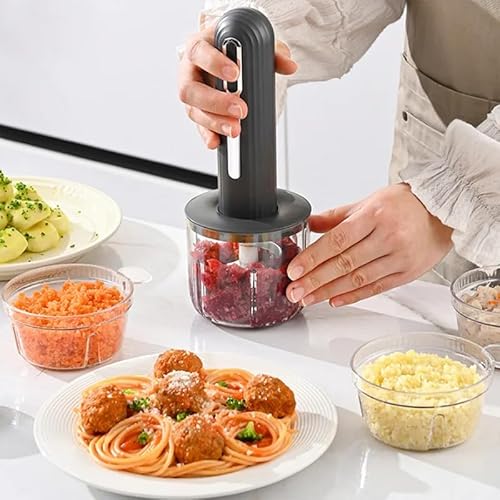 Wireless Electric Food Processor, 4-Cup Portable Food