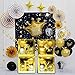 Termichy Baby Shower Boxes Party Decorations, 4 PCS Baby Shower Blocks Transparent with Letter for Girls Boys Birthday Neutral Gender Reveal Party, Gold
